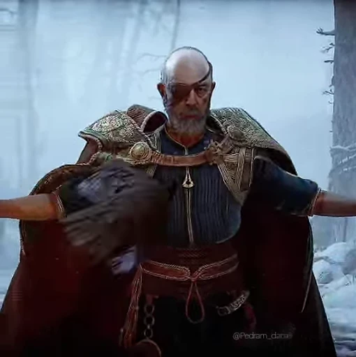 🔱 Стикер «Odin God of War» для Telegram