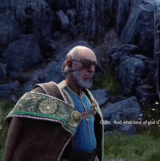 🔱 Стикер «Odin God of War» для Telegram