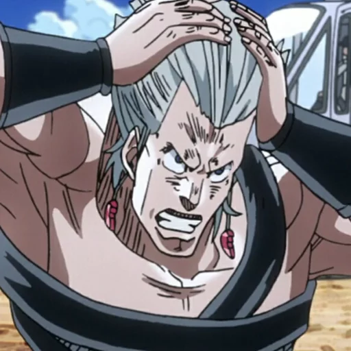 😡 Стикер «Is this a JoJo reference?» для Telegram