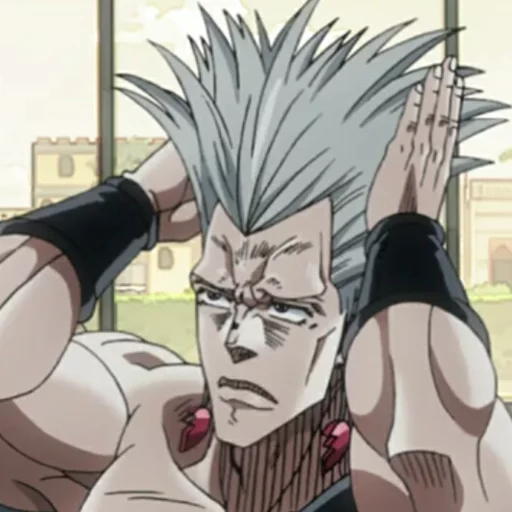 😒 Стикер «Is this a JoJo reference?» для Telegram