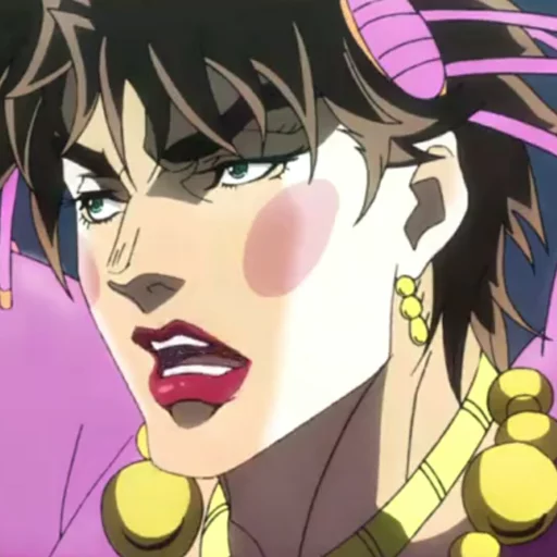 💖 Стикер «Is this a JoJo reference?» для Telegram