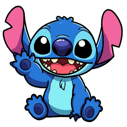 Стикерпак Stitch для Telegram