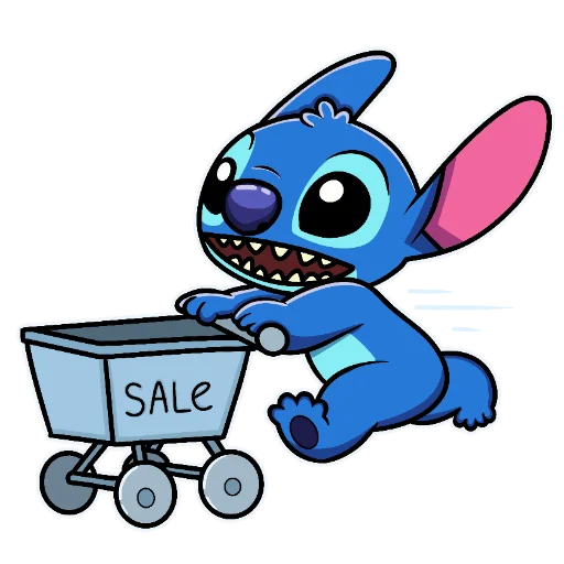 🛒 Стикер «Stitch» для Telegram