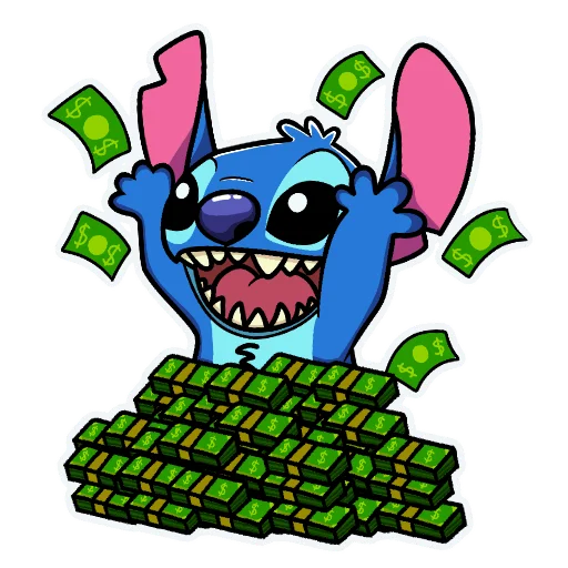 💵 Стикер «Stitch» для Telegram