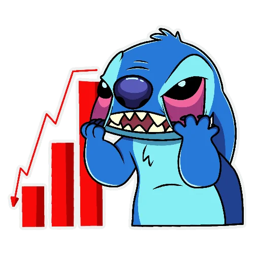 📉 Стикер «Stitch» для Telegram
