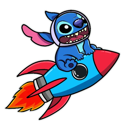 🚀 Стикер «Stitch» для Telegram