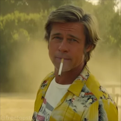 🚬 Стикер «Однажды в Голливуде» для Telegram