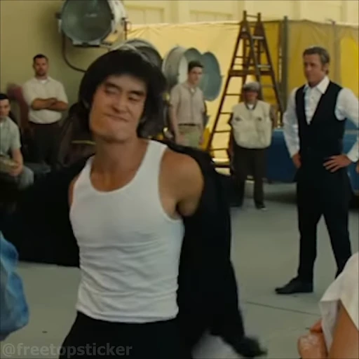 🥋 Стикер «Однажды в Голливуде» для Telegram
