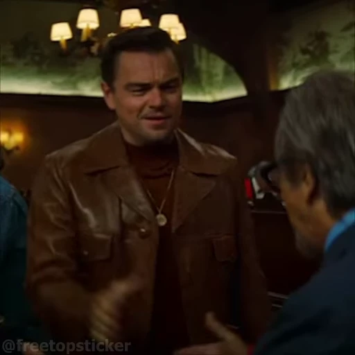 🤝 Стикер «Однажды в Голливуде» для Telegram