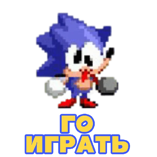 🎮 Стикер «Sonik» для Telegram