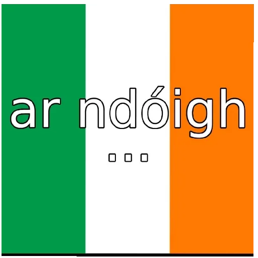 🇮🇪 Стикер «of course...» для Telegram