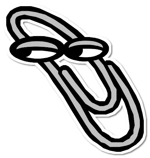 🖇 Стикер «Office 97» для Telegram