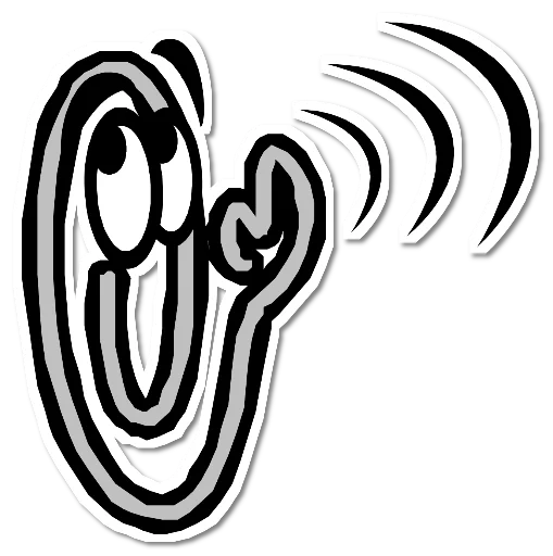👂 Стикер «Office 97» для Telegram