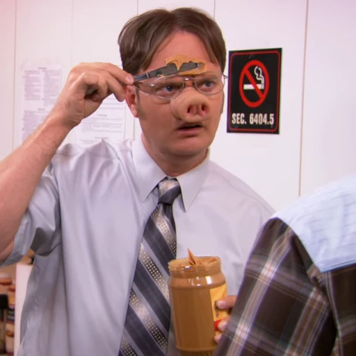 🐽 Стикер «The Office Halloween» для Telegram