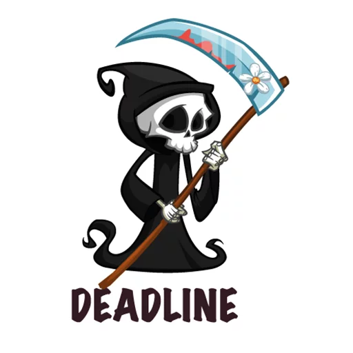🎁 Стикер «Офисный Скелет» для Telegram
