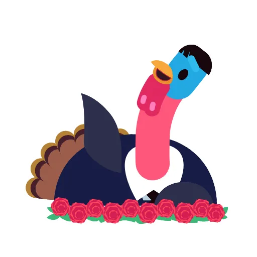 😘 Стикер «Office Turkey» для Telegram