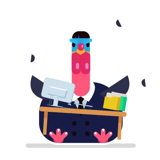 😡 Стикер «Office Turkey» для Telegram