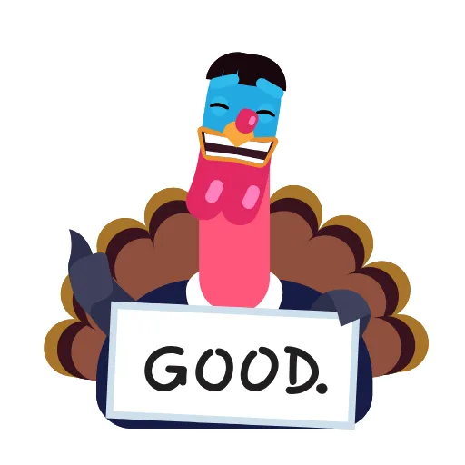 👍 Стикер «Office Turkey» для Telegram