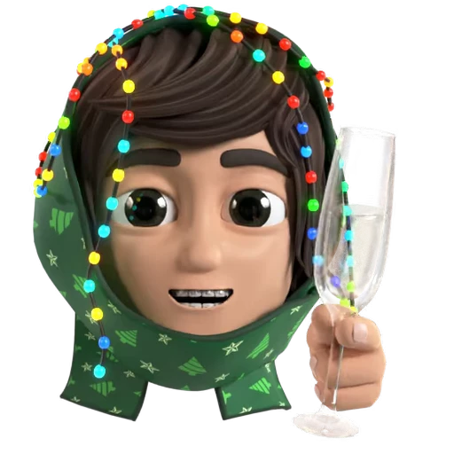 🎄 Стикер «OGBUDA» для Telegram
