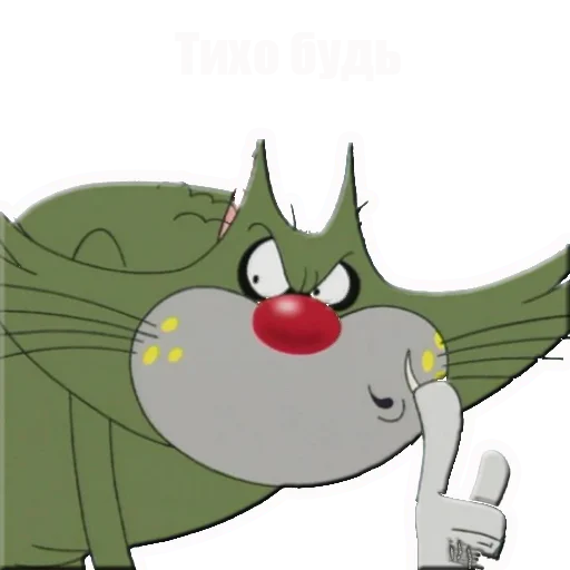 Стикерпак Огги и кукарачи, основной для Telegram