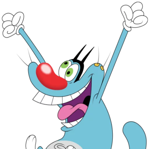 😛 Стикер «oggy & cockroaches» для Telegram