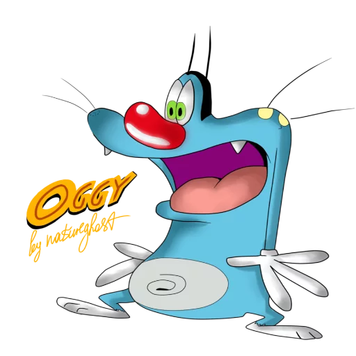 😦 Стикер «oggy & cockroaches» для Telegram