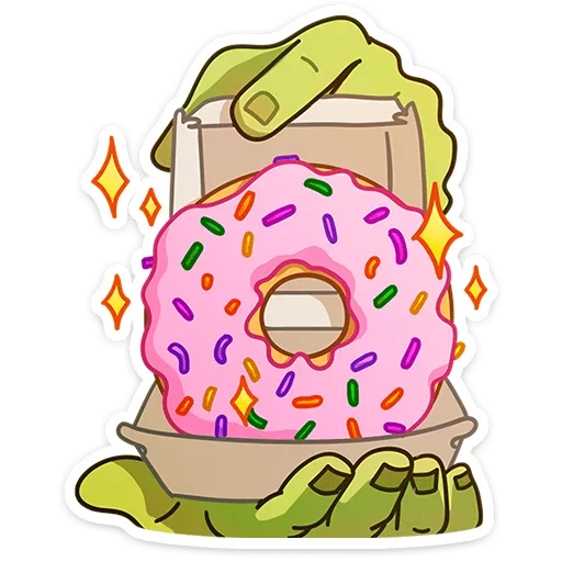 🍩 Стикер «Любовь по-орочьи» для Telegram