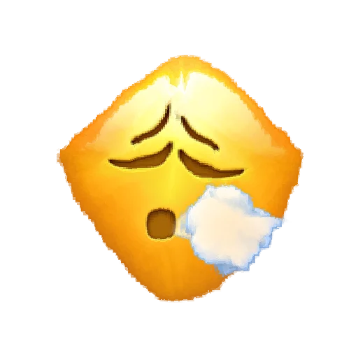 😮‍💨 Стикер «Oh no.. [Smileys]» для Telegram