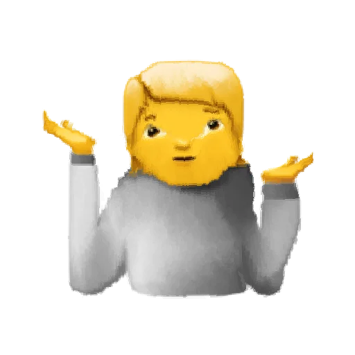 🤷 Стикер «Oh no.. [Human]» для Telegram