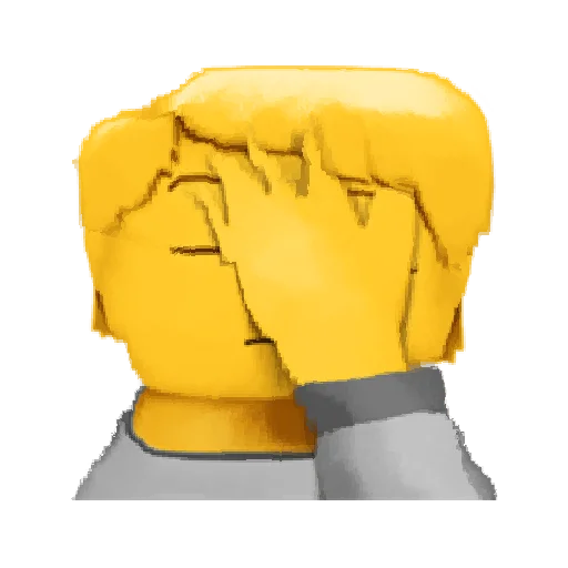 🤦 Стикер «Oh no.. [Human]» для Telegram