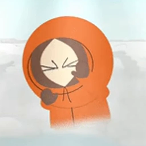 😶‍🌫️ Стикер «Kenny McCormick» для Telegram