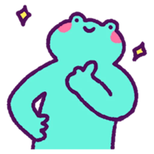 Стикерпак oh_my_frog для Telegram