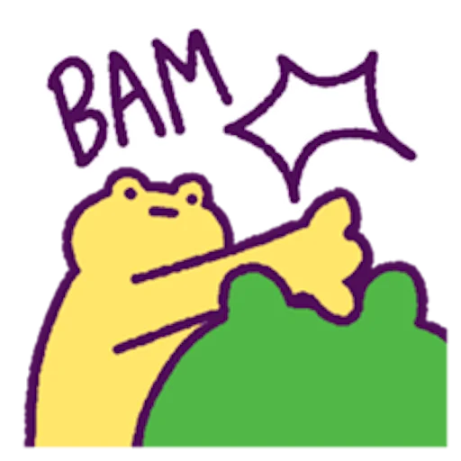 👏 Стикер «oh_my_frog» для Telegram