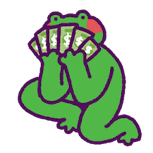 💵 Стикер «oh_my_frog» для Telegram