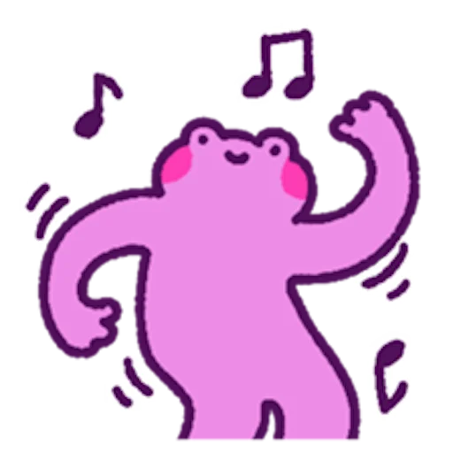 🎶 Стикер «oh_my_frog» для Telegram