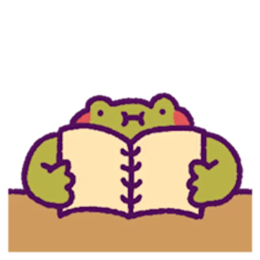 📖 Стикер «oh_my_frog» для Telegram