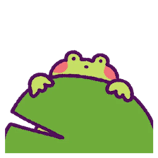 😮 Стикер «oh_my_frog» для Telegram