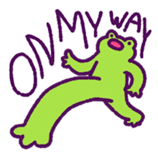 🏃‍♂️ Стикер «oh_my_frog» для Telegram