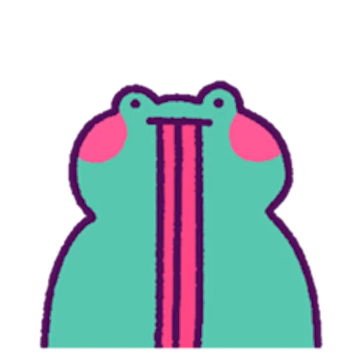 👅 Стикер «oh_my_frog» для Telegram