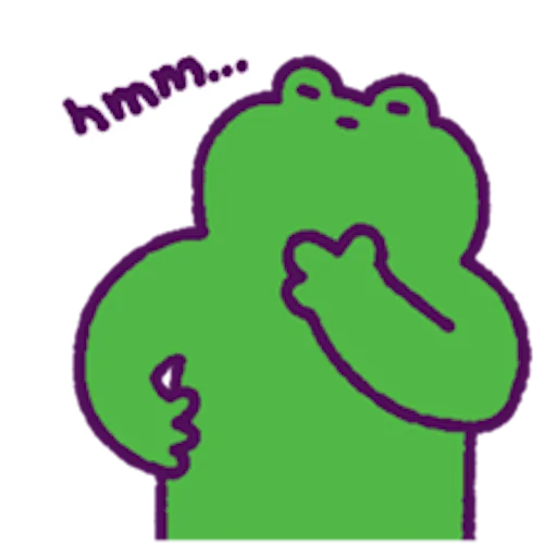 🧐 Стикер «oh_my_frog» для Telegram