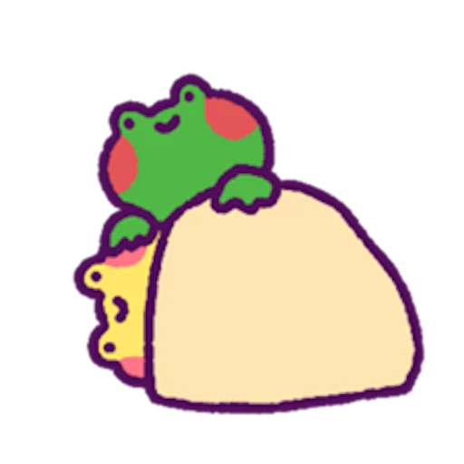 ❤️ Стикер «oh_my_frog» для Telegram