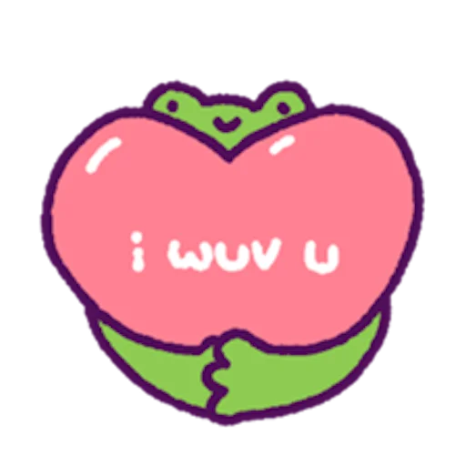 💕 Стикер «oh_my_frog» для Telegram