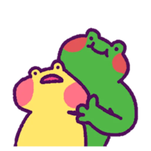 ❤️ Стикер «oh_my_frog» для Telegram