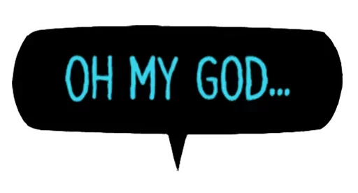 😉 Стикер «Oh shit» для Telegram
