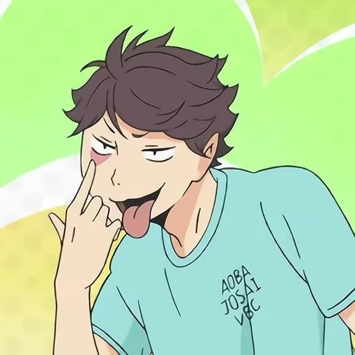😜 Стикер «Oikawa Tori» для Telegram