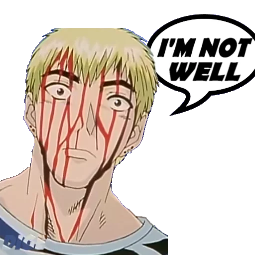🤕 Стикер «GTO GREAT TEACHER ONIZUKA» для Telegram