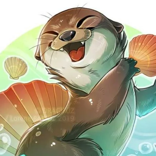 😙 Стикер «otter» для Telegram