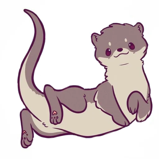 🦦 Стикер «otter» для Telegram