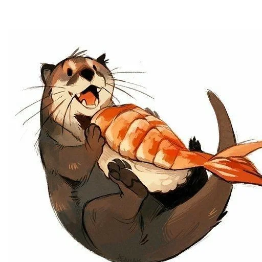 🍣 Стикер «otter» для Telegram