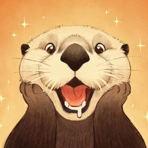 😯 Стикер «otter» для Telegram